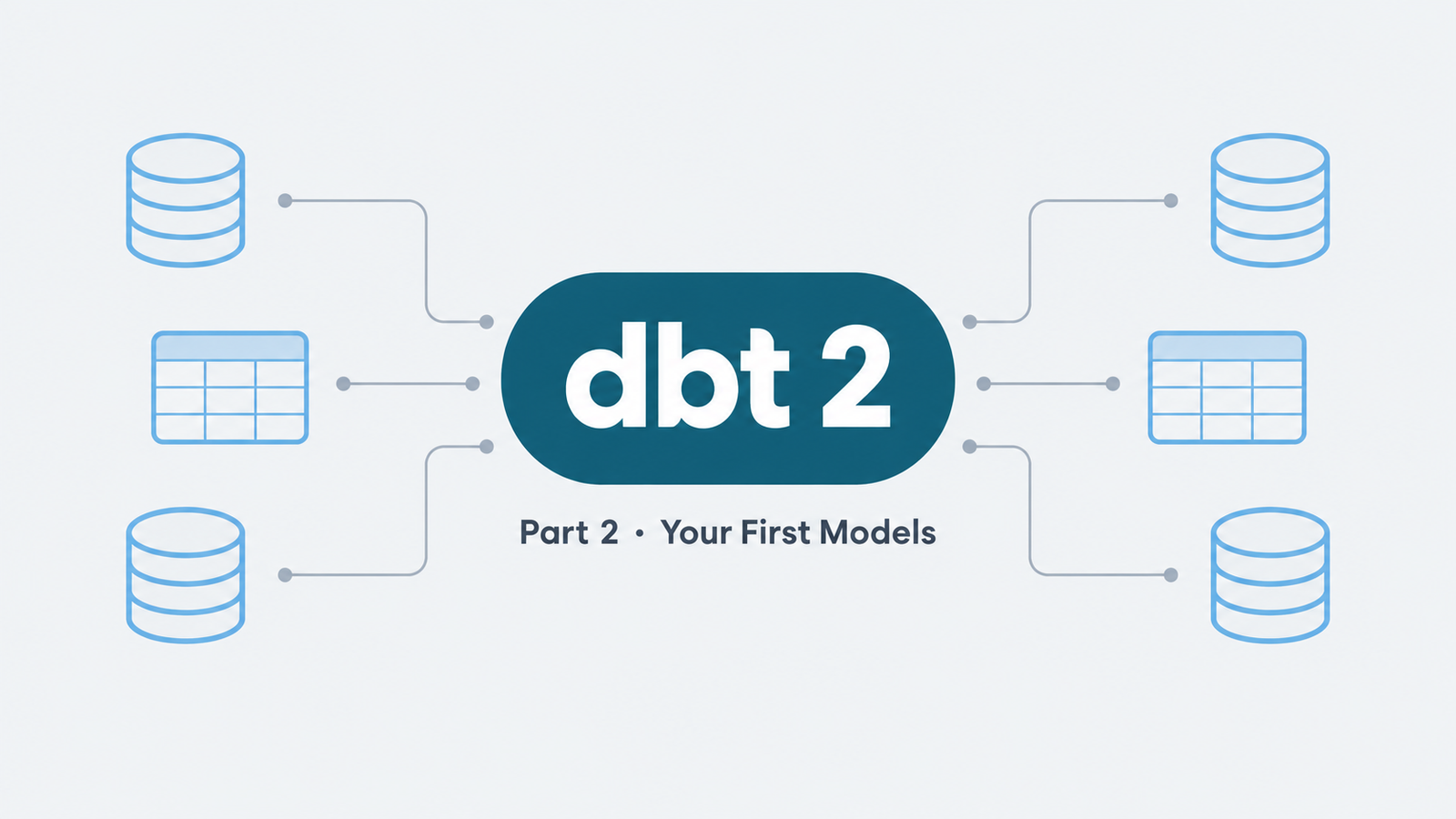 dbt From Zero, Part 2: Project Anatomy & Your First Models